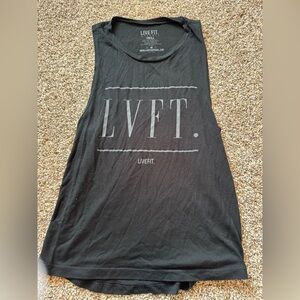 Livefit Black Muscle Tank